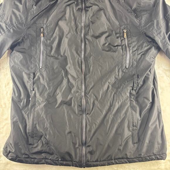 Avalanche Outdoor Supply Co Jacket Hooded Women's Large Black - Picture 3 of 12